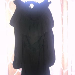 Michael Kors black off the shoulder romper